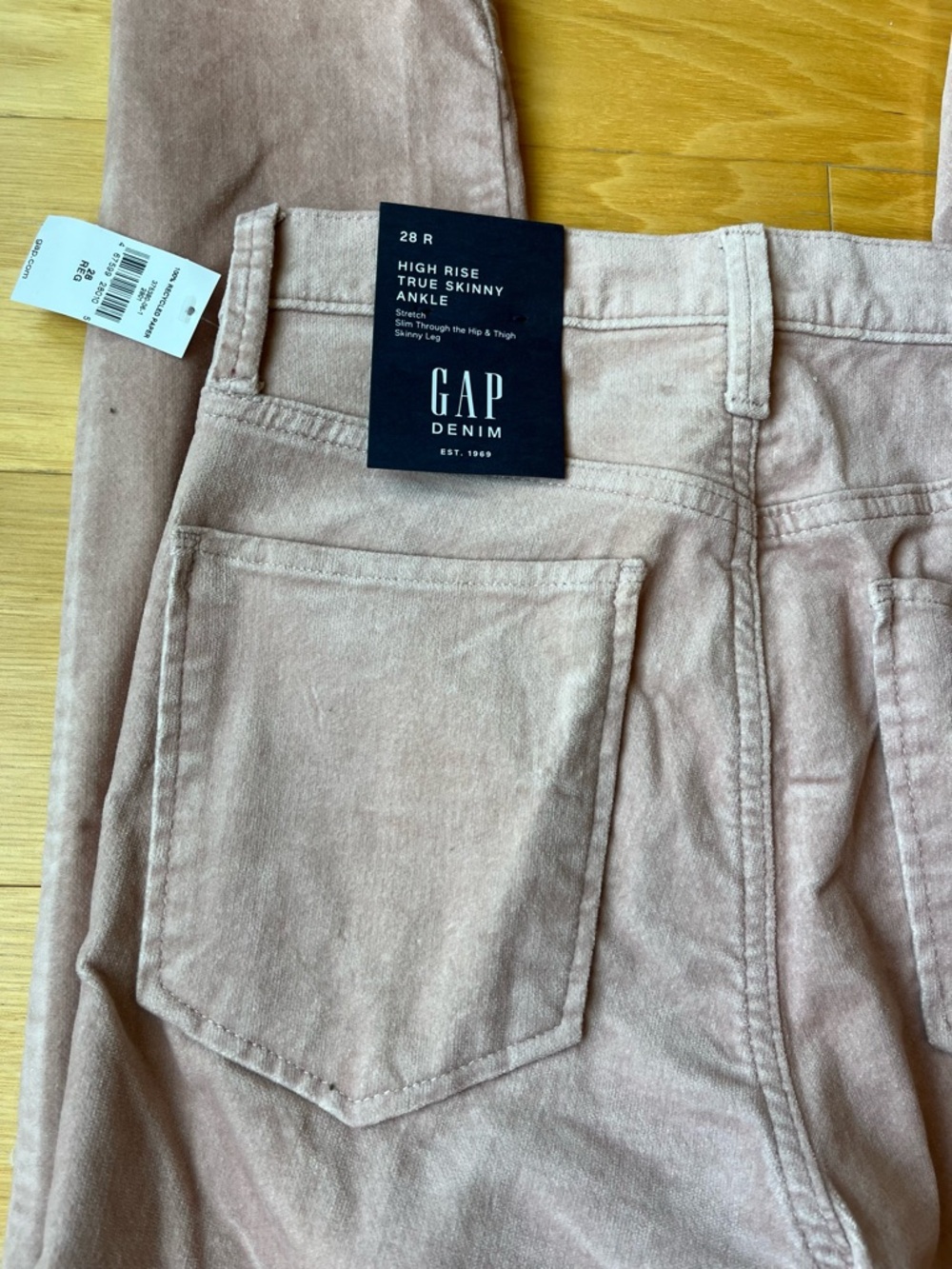 GAP Stretch Corduroy Pants - Blush Pink - Picture 7 of 7